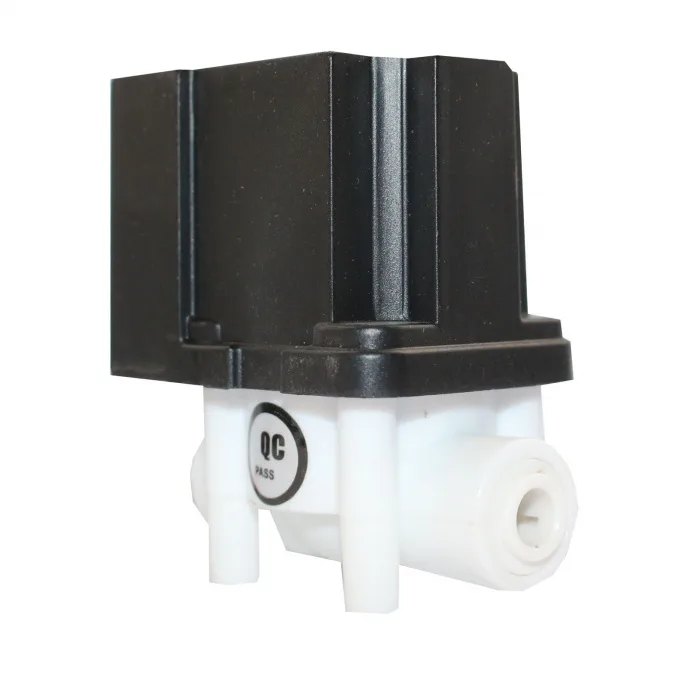 QCF Auto Flush Solenoid Valve 24V, 1/4'' tube - 1/4'' tube for RO 75/100 FLOW