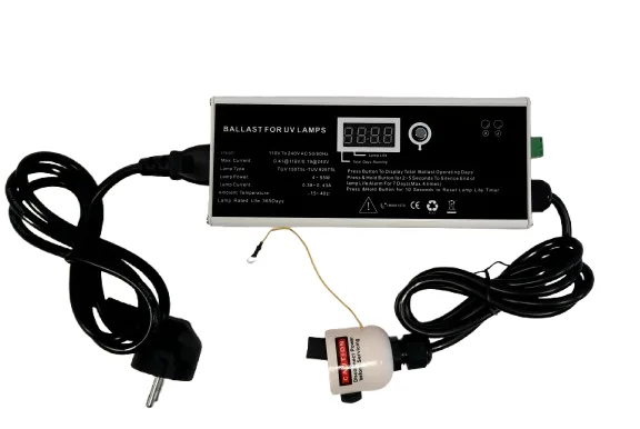 Transformer for UV 6W-55W LUXE STYLE with TIMER and Ground Wire