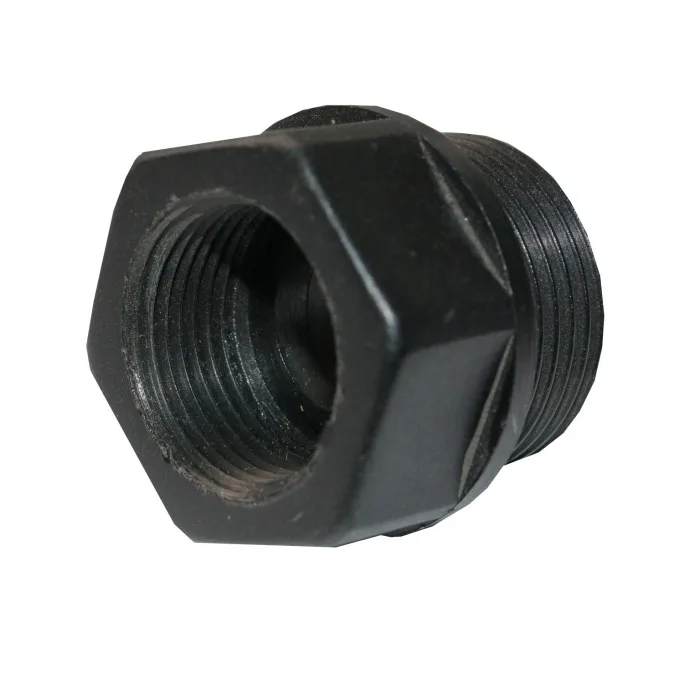 Plastic fitting 1"M x 1/2"F