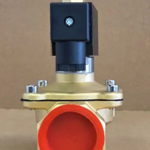 Solenoid 220V Brass Ports 1,25" Normal OPEN