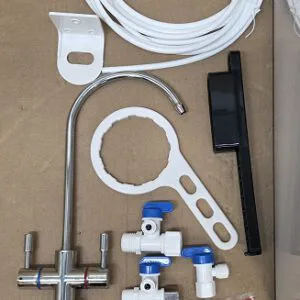 Luxe Style 200 New Evolution White Inside RO Tank+Mineral, Double De Luxe QCF Faucet/RO memb. x 1pcs