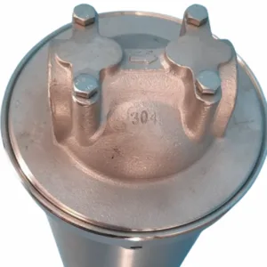 20" BB SS-304 Housing with SS-304 Head 1,0" In-Out/ Wrench/bracket, T=5-70C, P<6 Bar