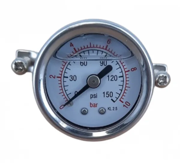 OIL Pressure Meter 1,5” with Metal bracket for RO Stable Pressure QCF 1/4''