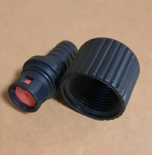 Drain Connector F116/117 with Red DLFC & Thread Nut