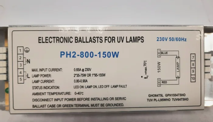 Transformer metal for UV 150W LUXE STYLE