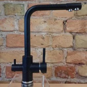 Kitchen faucet STANDART 3 in 1 BLACK GRANIT Article 202 BL-GR SS-304