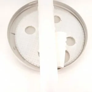 Salt Tank 145lit CIRCLE grey with Brine well, Brine Valve and grid (D52/H93CM)