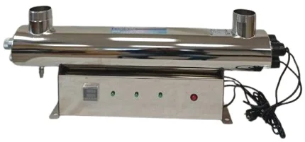 UV Filter LUXE STYLE AISI-304 In-Out 2,5" 240W AMALGAM NEW-24 (3*80W)14,1T/h with CONTR.Board &TIMER