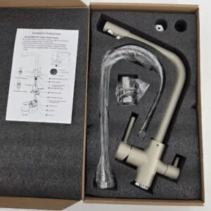 Kitchen faucet STANDART 3 in 1 BEIGE GRANIT Article 202 BG-GR SS-304