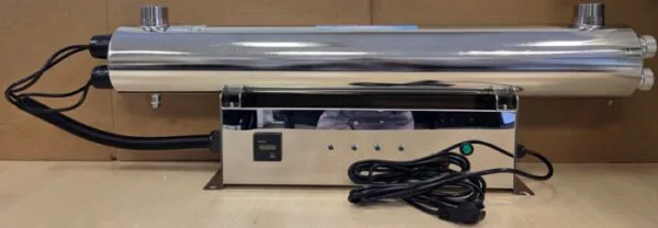 UV Filter LUXE STYLE AISI-304 In-Out 1,5" 220W NEW-24 (4*55W) 10,8 T/h with CONTROL Board & TIMER