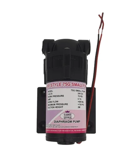 Pump LUXE STYLE 75G SMALL 24V 0,7A thread 3/8''