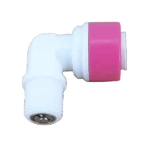 CHECK VALVE QCF-020-L 1/8" thread male - 1/4" tube Flow 2.79lit/m