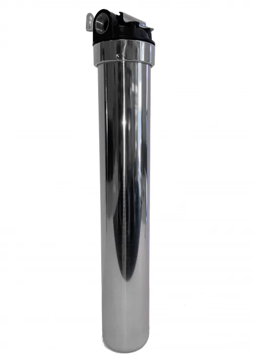 20" SLIM SS Housing,Plastic Head, Brass Port 3/4",wrench+SS Bracket