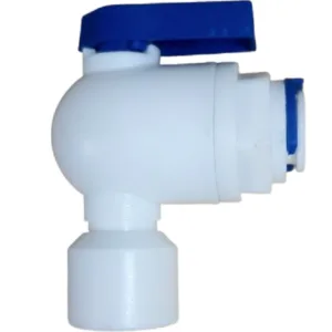 QCF-015C-L 1/4” Thread Female -3/8” Tube Ball Valve