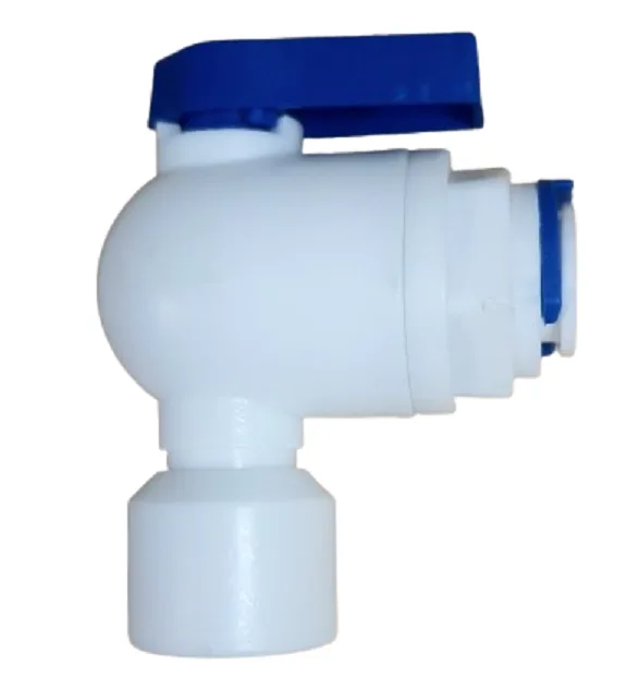QCF-015C-L 1/4” Thread Female -3/8” Tube Ball Valve