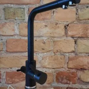 Kitchen faucet STANDART 3 in 1 BLACK GRANIT Article 202 BL-GR SS-304