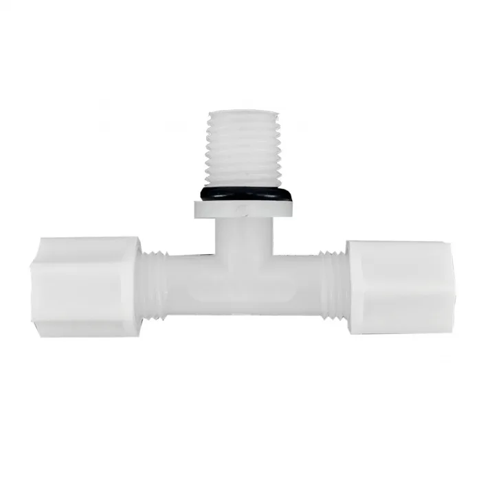 JF-007-T 1/4" tube - 1/4" thread male - 1/4" tube