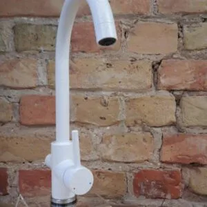 Kitchen faucet CLASSIC 3 in 1 WHITE GRANIT Article 201 WH-GR SS-304