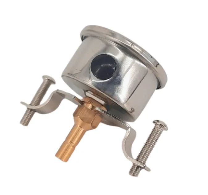 OIL Pressure Meter 1,5” with Metal bracket for RO Stable Pressure QCF 1/4'' Brass connector