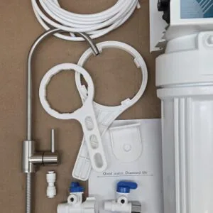 RO System 100 LCD, SS-304 QCF Faucet ( without RO Tank) / RO memb. x 1 pcs