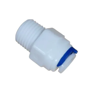 QCF-012A-I 1/4'' tube - 1/4'' thread male ( Bag 20 pcs )