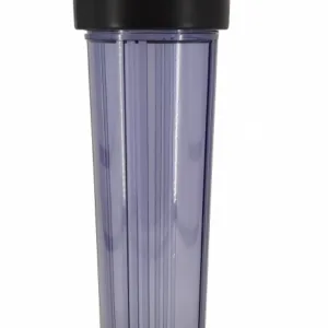 Housing BB 20"CLEAR/RedLid/2*O-Ring/1"BrassPort/Wren/brack/5-30C/<4Bar