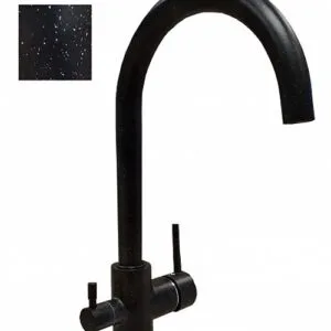 Kitchen faucet CLASSIC 3 in 1 BLACK GRANIT Article 201 BL-GR
