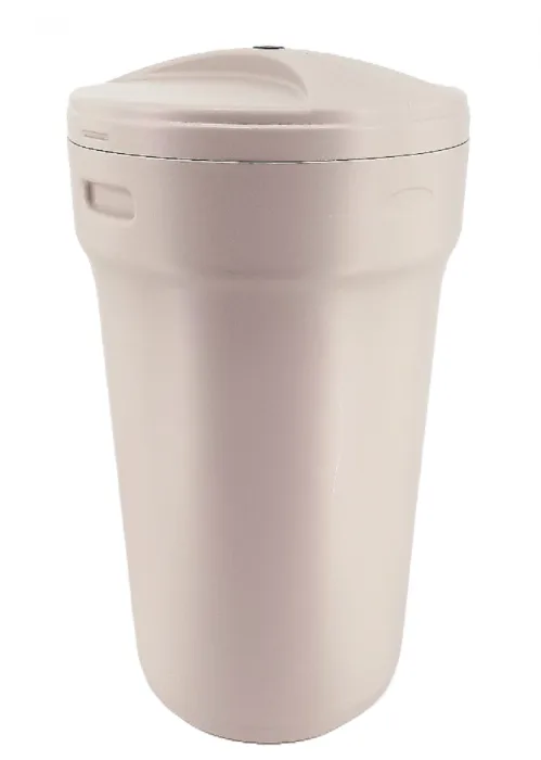 Salt Tank 145lit CIRCLE grey with Brine well, Brine Valve and grid (D52/H93CM)