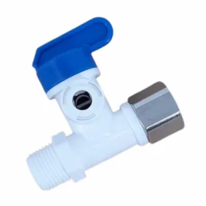 High Quality Plastic Feed Water Connector 3/8” * 3/8” with Valve 1/4”