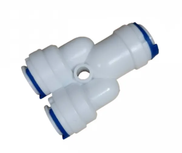 QCF-017-Y 3/8'' tube - 3/8' tube - 3/8' tube ( Bag 20 pcs )