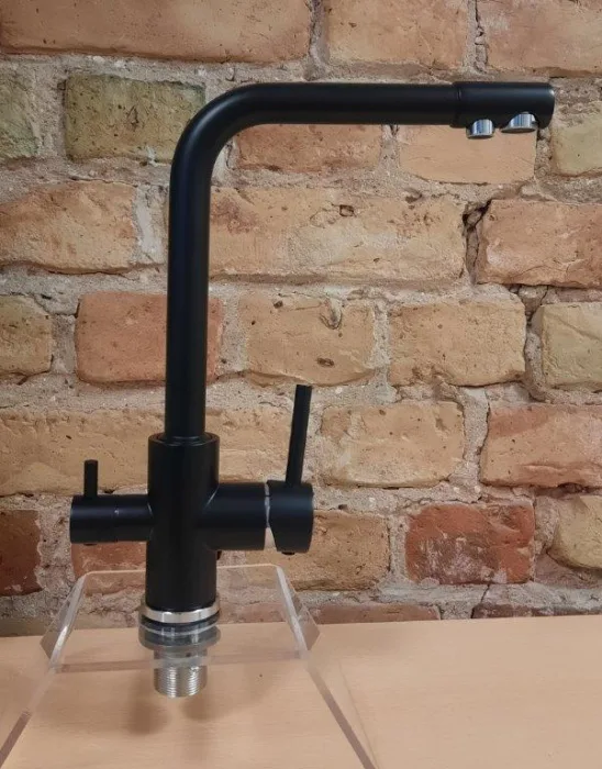 Kitchen faucet STANDART 3 in 1 BLACK Article 202 BL SS-304