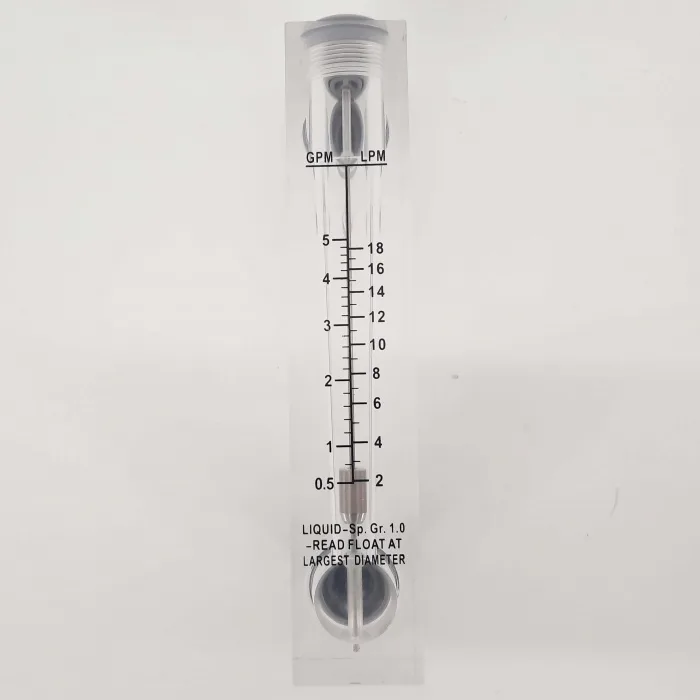 Flow Meter 5 GPD 1/2" – horizontal connection