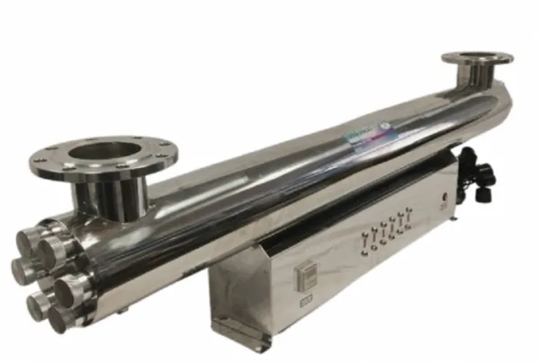 UV Filter 1500W ( 10*150W) Luxe Style In-Out 4" Flange with Control Board 80-100 T/h