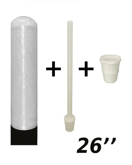 FRP KRAUSEN 1026 D26/H66CM (incl tube&top dist)Full Vol.27,3 ltr.WARRANTY 5 Year, box=0,060m3