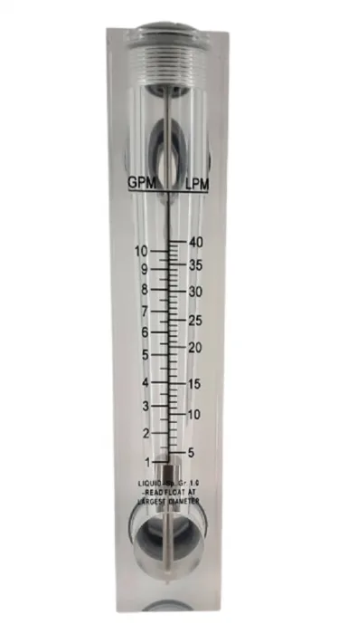 Flow meter 10GPM 1'' horizontal connection