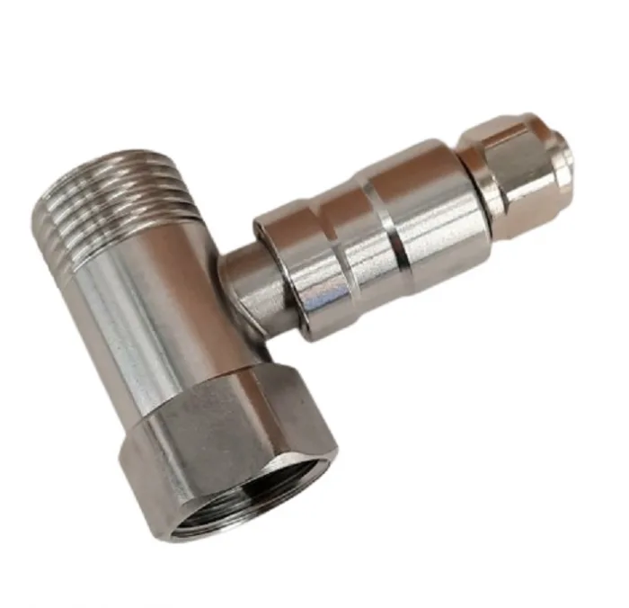 Stainless steel SS304 - 1/2" * 1/2" with On-OFF Click 3/8" Thread