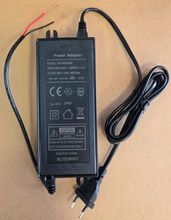 Transformer 36V, 5.0A