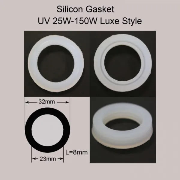 Silicon gasket for UV 25W-150W LUXE STYLE / 75W PHILIPS