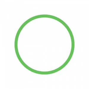 O'ring For filter housing 10'' QUICK 3 pcs.solid head (green)