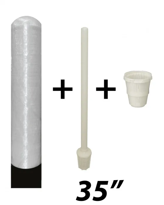 FRP KRAUSEN 0735 D19/H89CM (incl tube&top dist)Full Vol.19,1 ltr.WARRANTY 5 Year, box=0,041m3