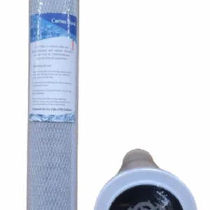 ACTIVATED CARBON BLOCK – CTO CARTRIDGE 20” 1 MIC SLIM-T, BOX = 20 pcs