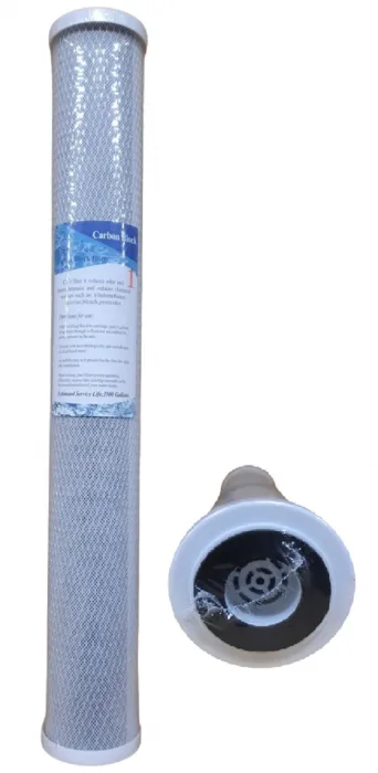 ACTIVATED CARBON BLOCK – CTO CARTRIDGE 20” 1 MIC SLIM-T, BOX = 20 pcs
