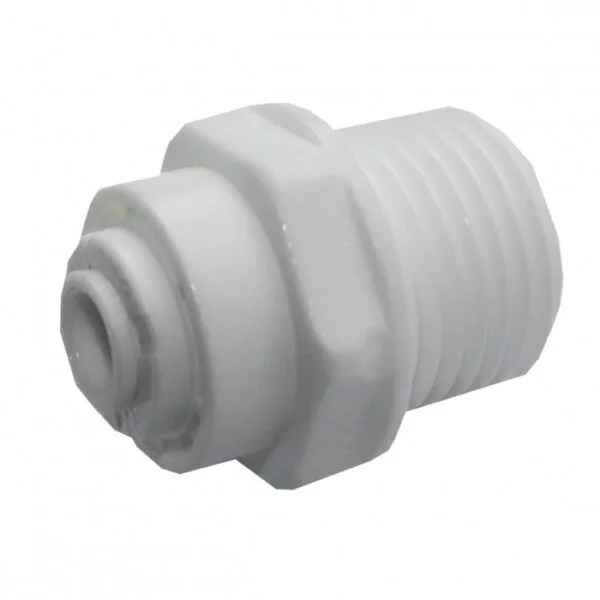 QCF-028-I 1/2'' thread male - 1/4'' tube ( Bag 20 pcs )