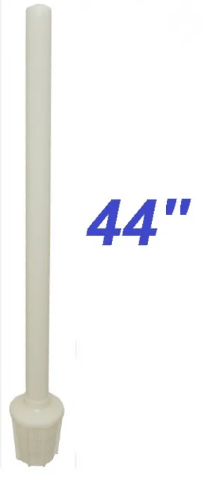 Central tube with collector 44'' ABS
