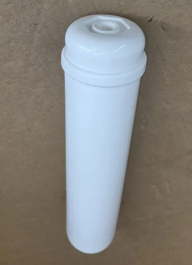 Inline 2.5'' EMPTY WHITE HOUSING 1/4'' thread