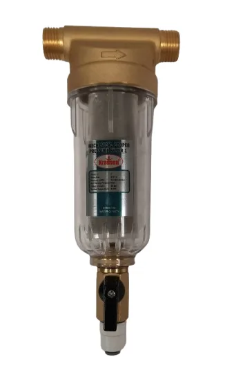 Cooper Filter with SS-304 net 40-60 mkm, IN-OUT- 1/2''