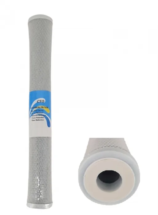 Block carbon cartridge CTO 20" 5mic