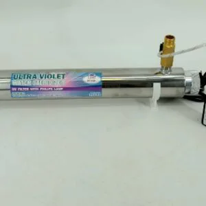UV Filter 25W Luxe Style In-Out 1/2” with Auto On-Off Power by Flow Sensor 1,1 T/h