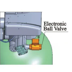Ball valve for F77 valve (9622074)
