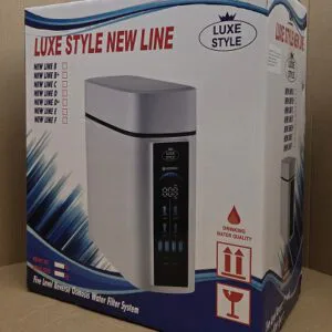Luxe Style 200 New Evolution White Inside RO Tank+Mineral, Double De Luxe QCF Faucet/RO memb. x 1pcs
